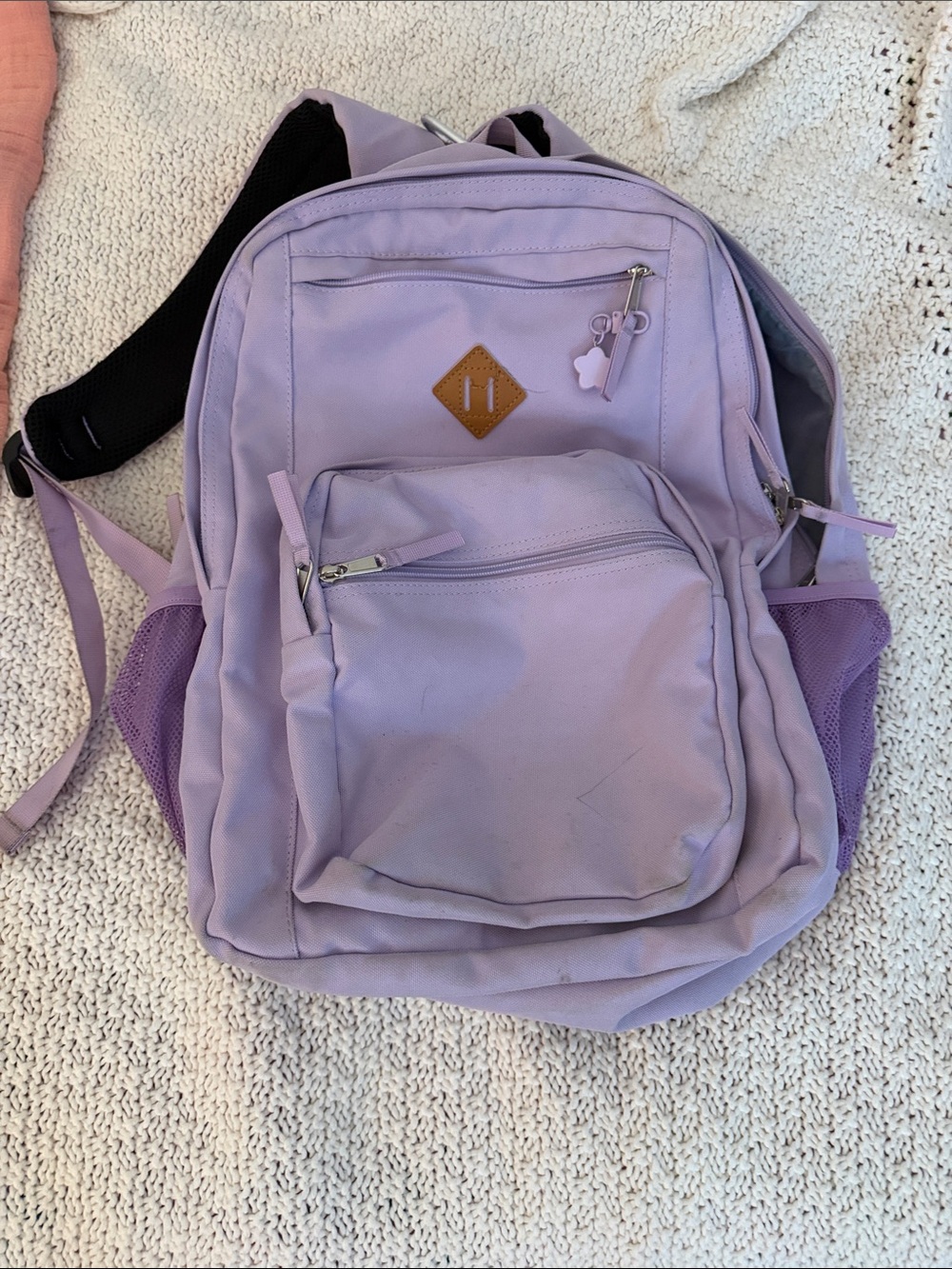 Light purple backpack